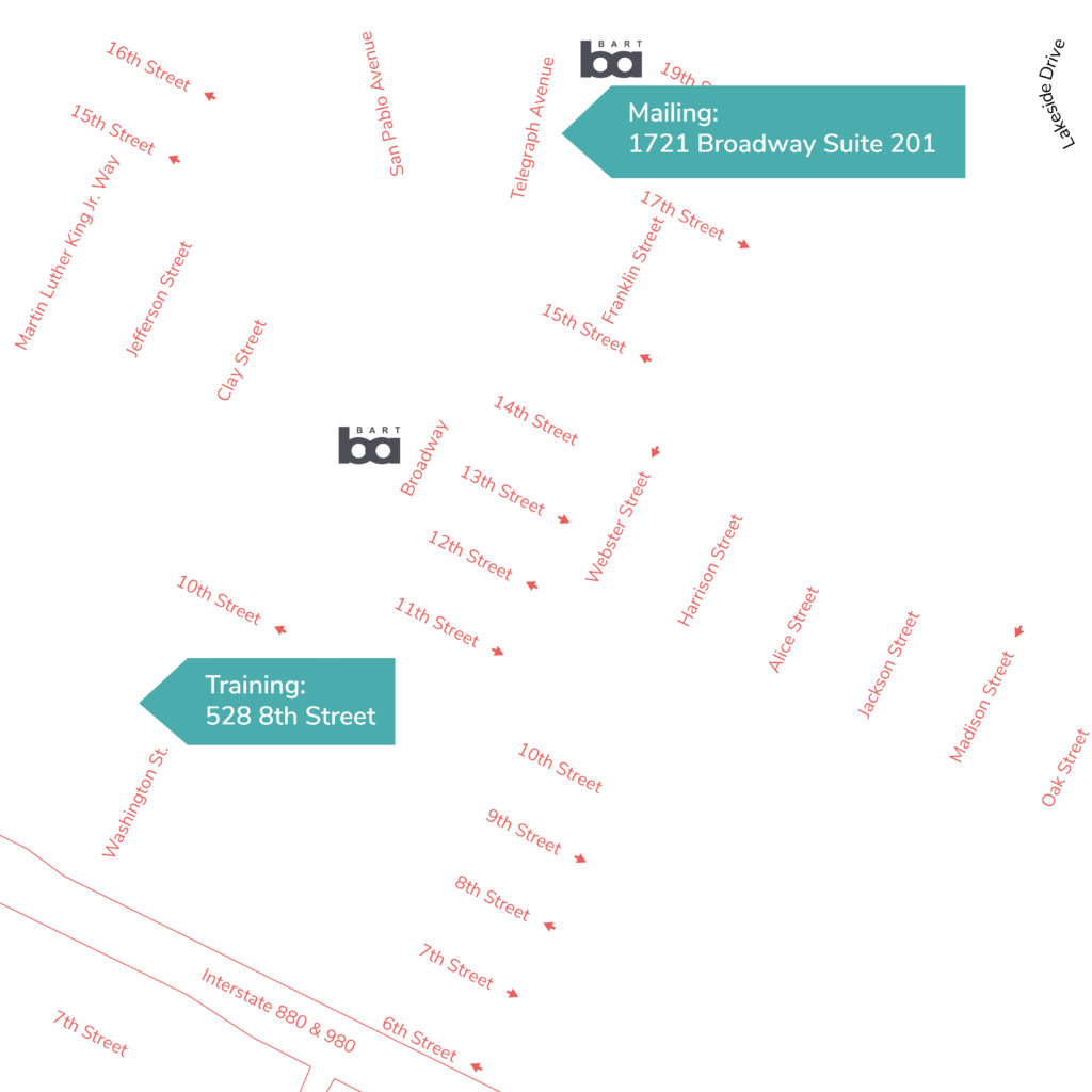 Map of Oakland Bloom Locations