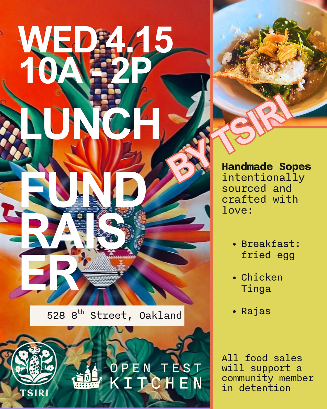 4.15: Lunch Fundraiser