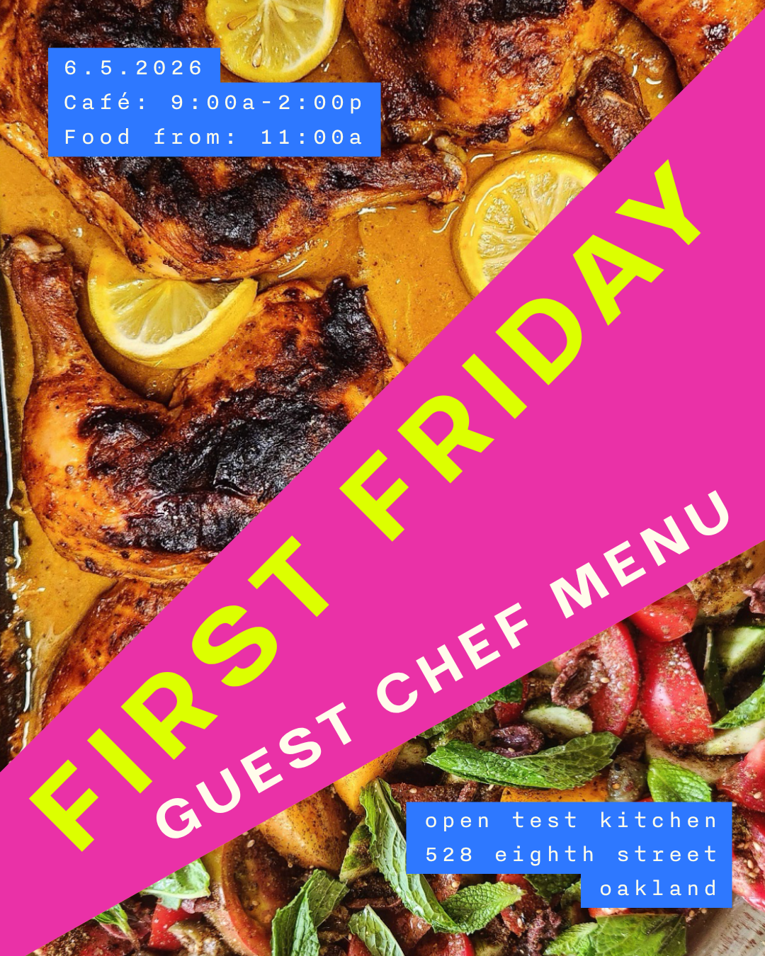 6.05 First Friday Lunch, 11A – 2P
