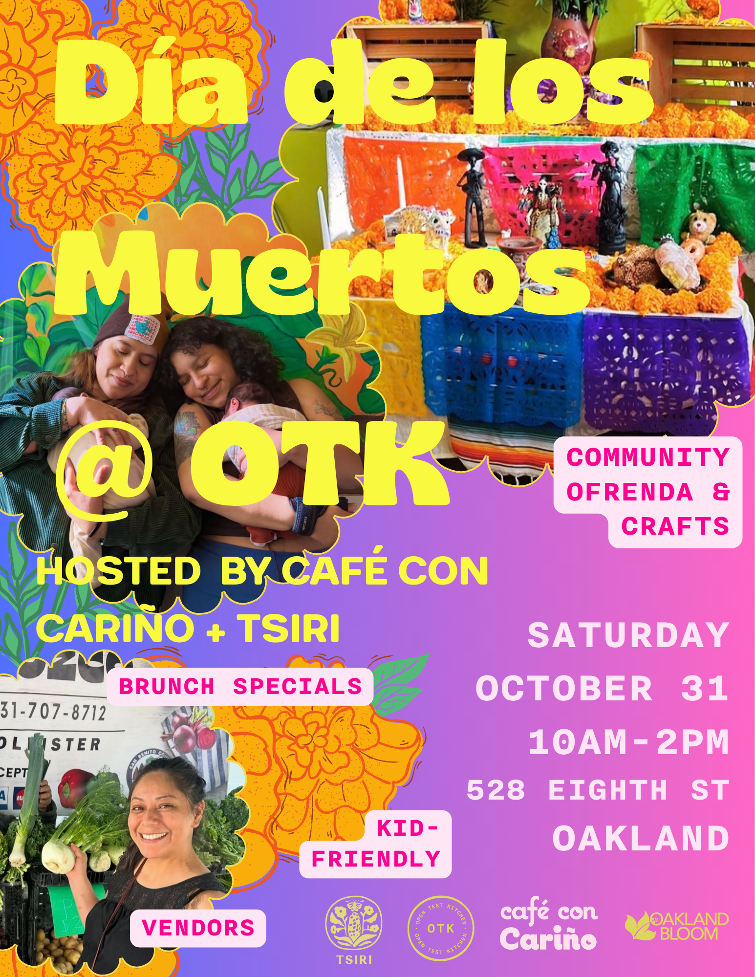 10.30 – 10.31 Día de los Muertos events at Open Test Kitchen
